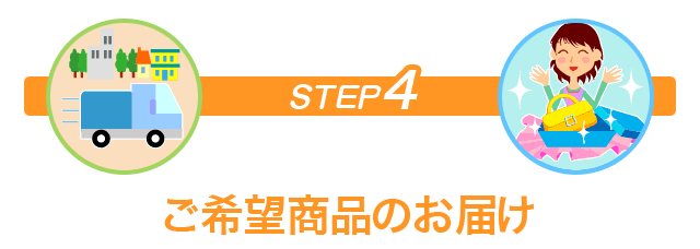 ご希望商品のお届け